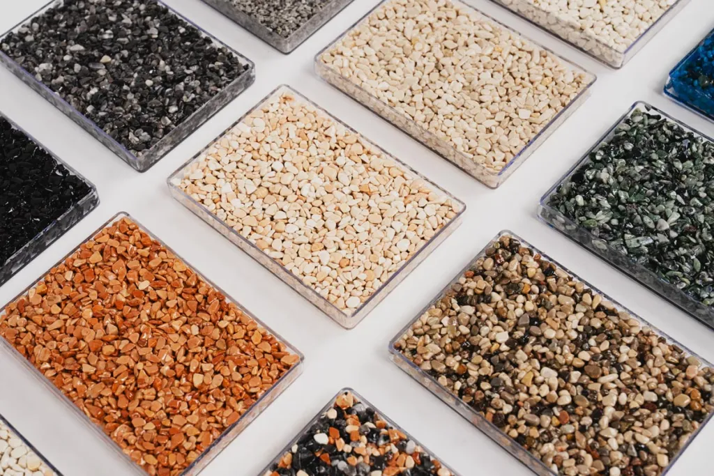 Moquette de pierre : critères de choix selon usage, drainage et résistance